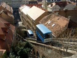 Le téléphérique est toujours en activité même s’il ne fait qu’une centaine de mètres !