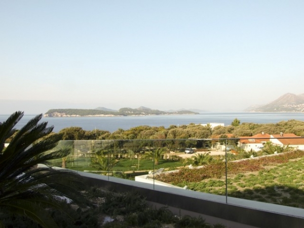 Vue depuis la terrasse du Valamar Lacroma Resort 