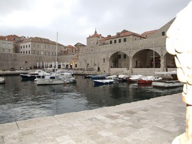 Des vues de la citadelle de Dubrovnik au couchant. 