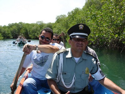 In the Ciénaga la Caimanera (Crocodile 
