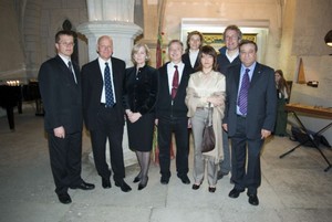 At the Bishop’s Castle: Presidium in company of Mrs Urve Tiidus, mayoress of Kuressaare 